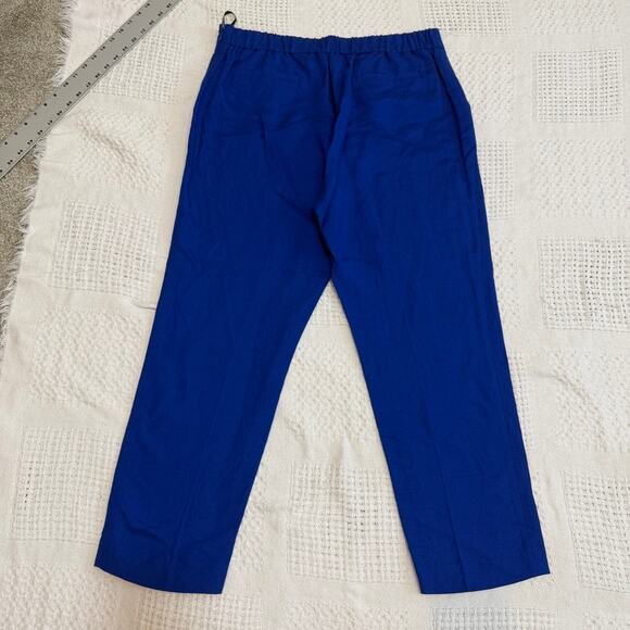 new Calvin Klein 12 side zip linen pant flat front elastic waist P 2661 - Picture 10 of 11